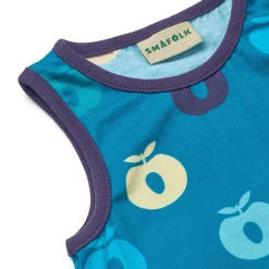 Elstar Underwear Set with Apples Solid blue