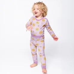 Elstar With Sunflowers Baby Leggings Heather Purple