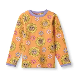 Elstar With Sunflowers Långärmad T-shirt Tangerine