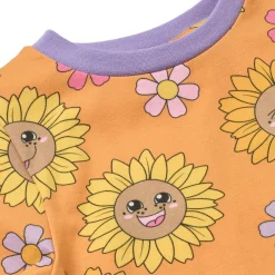 Elstar With Sunflowers Långärmad T-shirt Tangerine