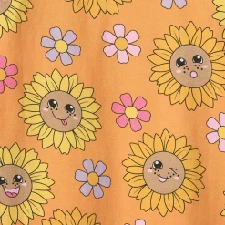 Elstar With Sunflowers Långärmad T-shirt Tangerine