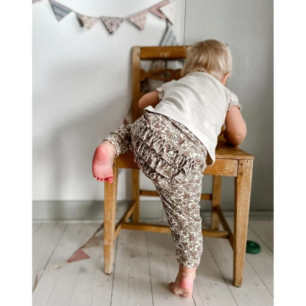 Elsy GOTS Blommiga Babybyxor Wildflowers