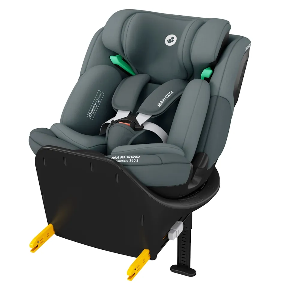 Emerald 360 S Bilbarnstol 0-12Y / 0-36 Kg Tonal Graphite