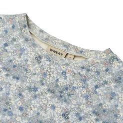 Emilie Jerseyklänning Blue Summer Flowers