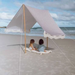 Emil Randigt Strandtält Taupe