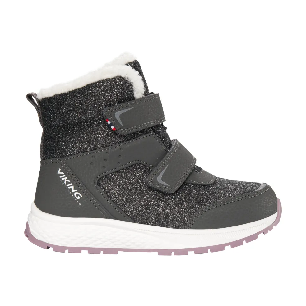 Equip Glitter Warm WP 2V Charcoal/Dusty Pink