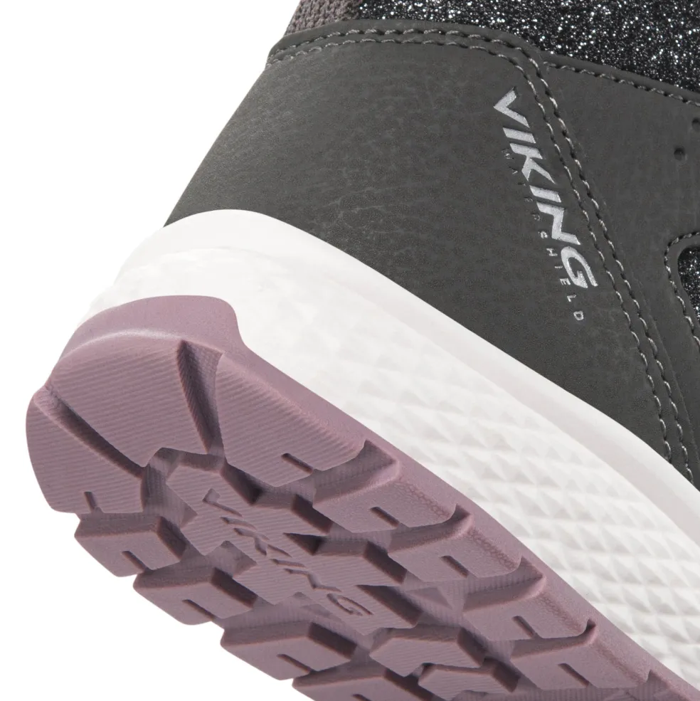 Equip Glitter Warm WP 2V Charcoal/Dusty Pink