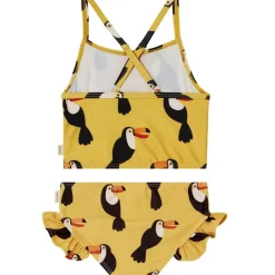 Fiji Mönstrad Tankini Med Tukaner Harvest Yellow