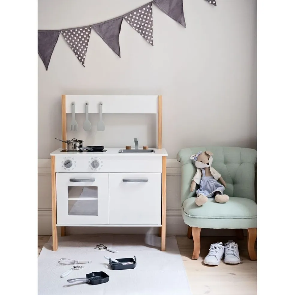 FSC 100% Classic Scandinavian Leksakskök Vit