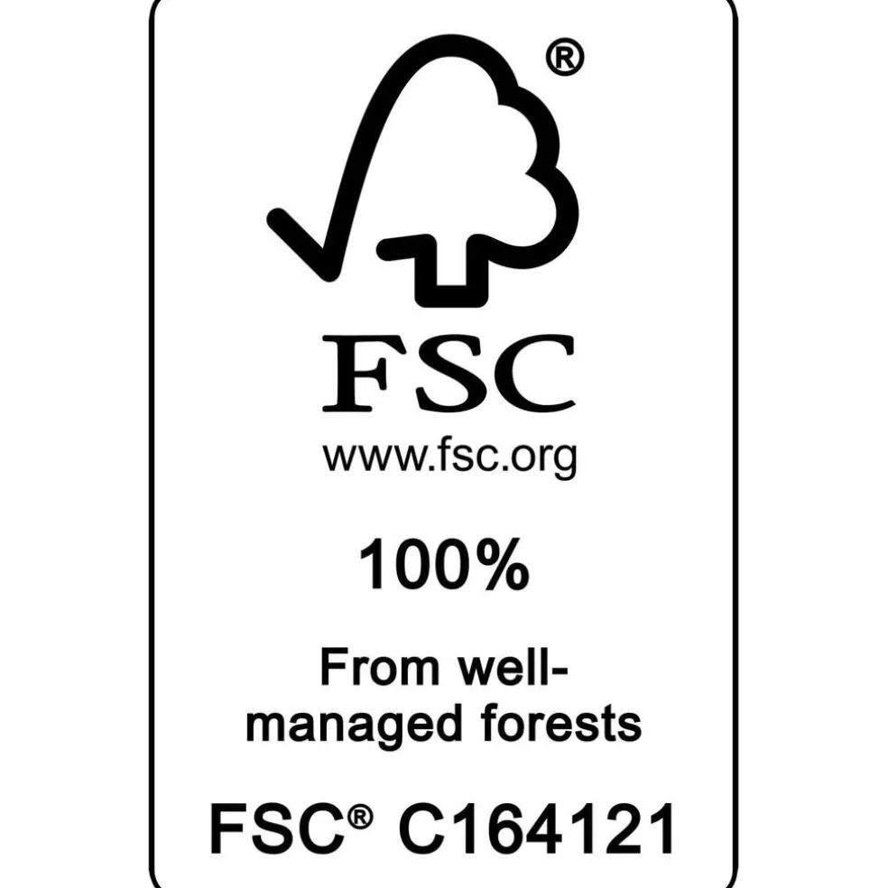 FSC 100% Dockvagn Vit