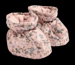 Fuffa Vadderade Babybooties Rose Powder Flowers