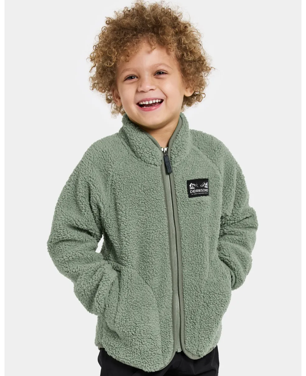 Gibbs Kids 2 Jumper Med Halv Dragkedja Light Moss