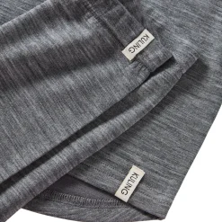 Gisborn Baselayer-set I Ull Och Bambu Dark Grey Melange