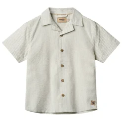 GOTS Anker Kortärmad Skjorta Summer Blue Stripe