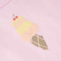 GOTS Baby Body Rosa