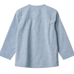 GOTS Bjørk Skjorta Blue Stripe