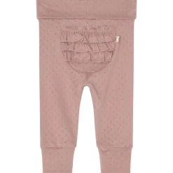 GOTS Elsy Pointelle Baby Byxor Pink Mauve