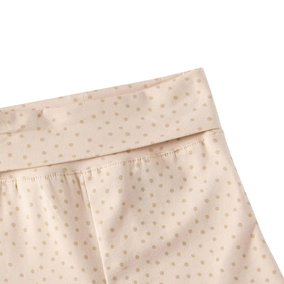 GOTS Hanna Babybyxa Beige Dots