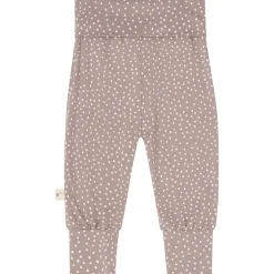GOTS Hanna Babybyxor Taupe Dots
