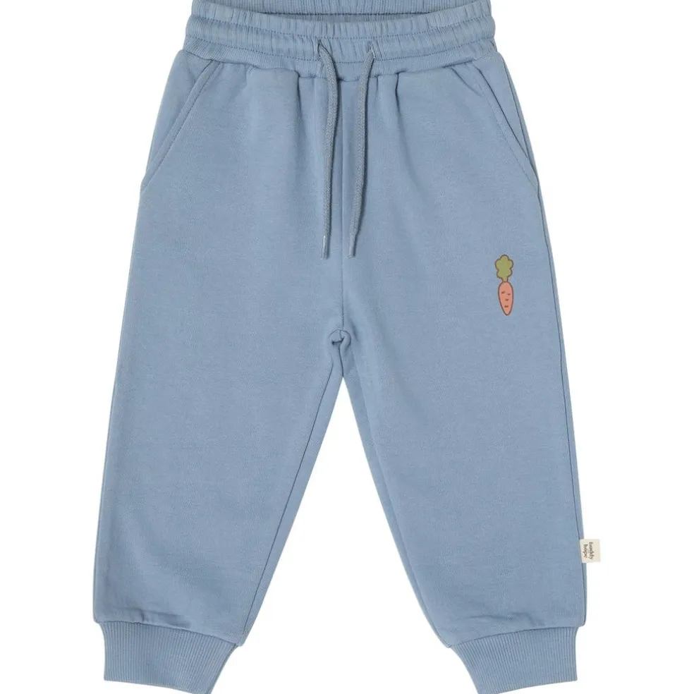 GOTS Martin Mjukisset Med Kanintryck Dove Blue