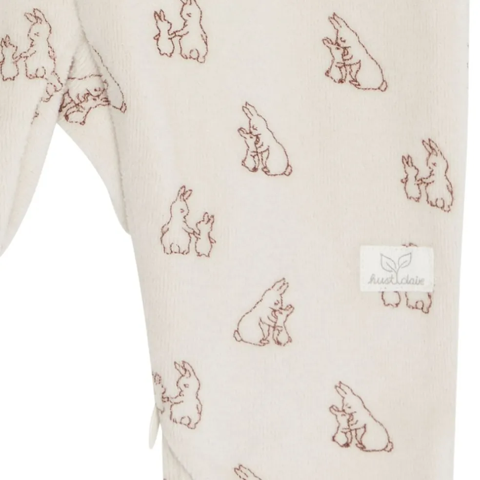 GOTS Mich Mönstrad Bodysuit Oat milk