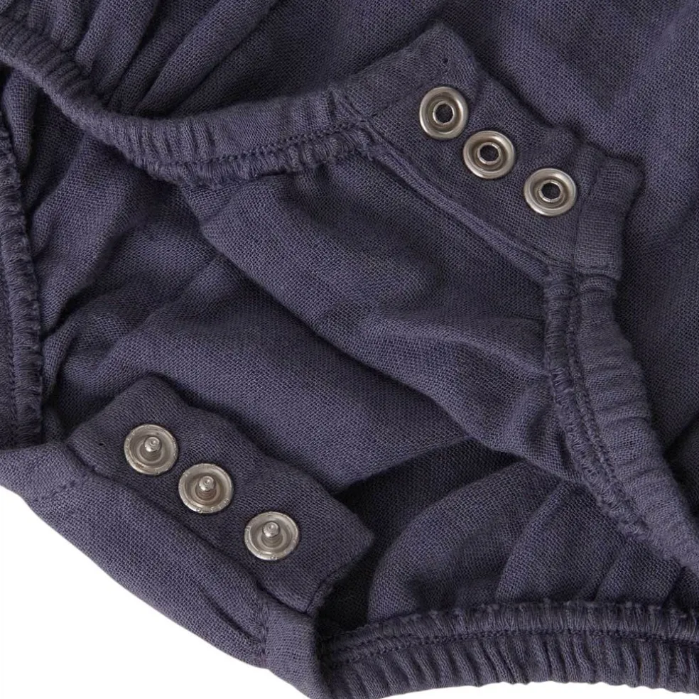 GOTS Måns Romper Blueberry