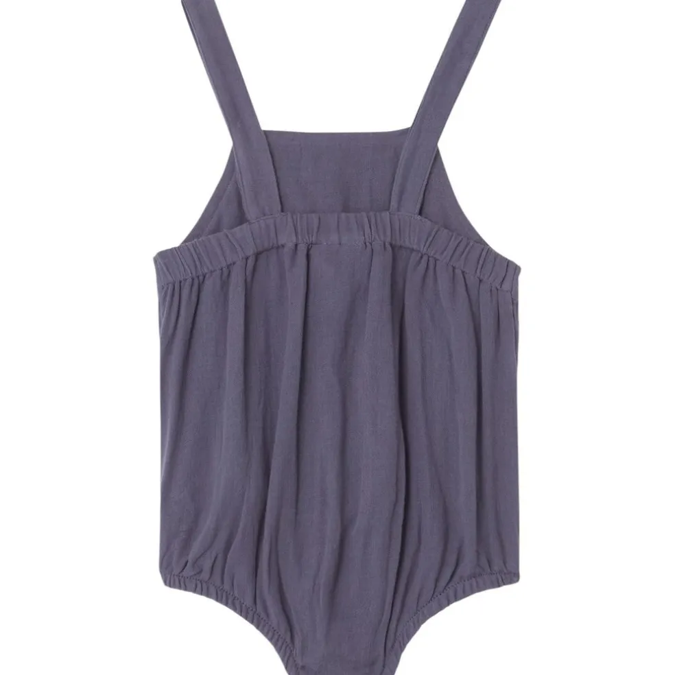 GOTS Måns Romper Blueberry