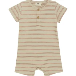 GOTS Randig Byxdress French Oak