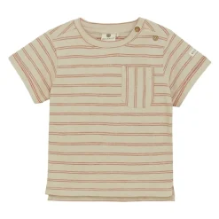GOTS Randig T-shirt French Oak