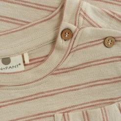 GOTS Randig T-shirt French Oak