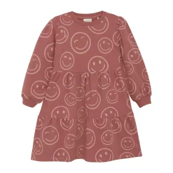 GOTS Sweatshirtklänning Aop Withered Rose