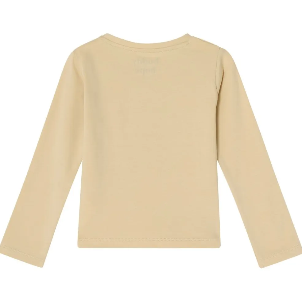 GOTS Tia Långärmad T-shirt Med Kanintryck Fudge