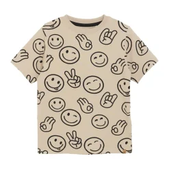 GOTS T-shirt Aop Oxford Tan
