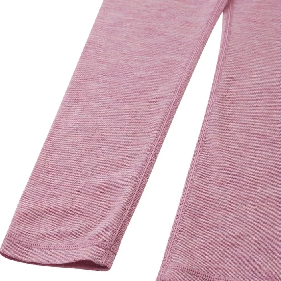 Grå Rosa Ull Underställsset