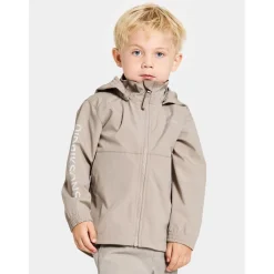 Hallon Kids Vindtät Jacka Beach Beige