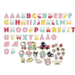Hello Kitty Magnetiska Bokstäver Multi