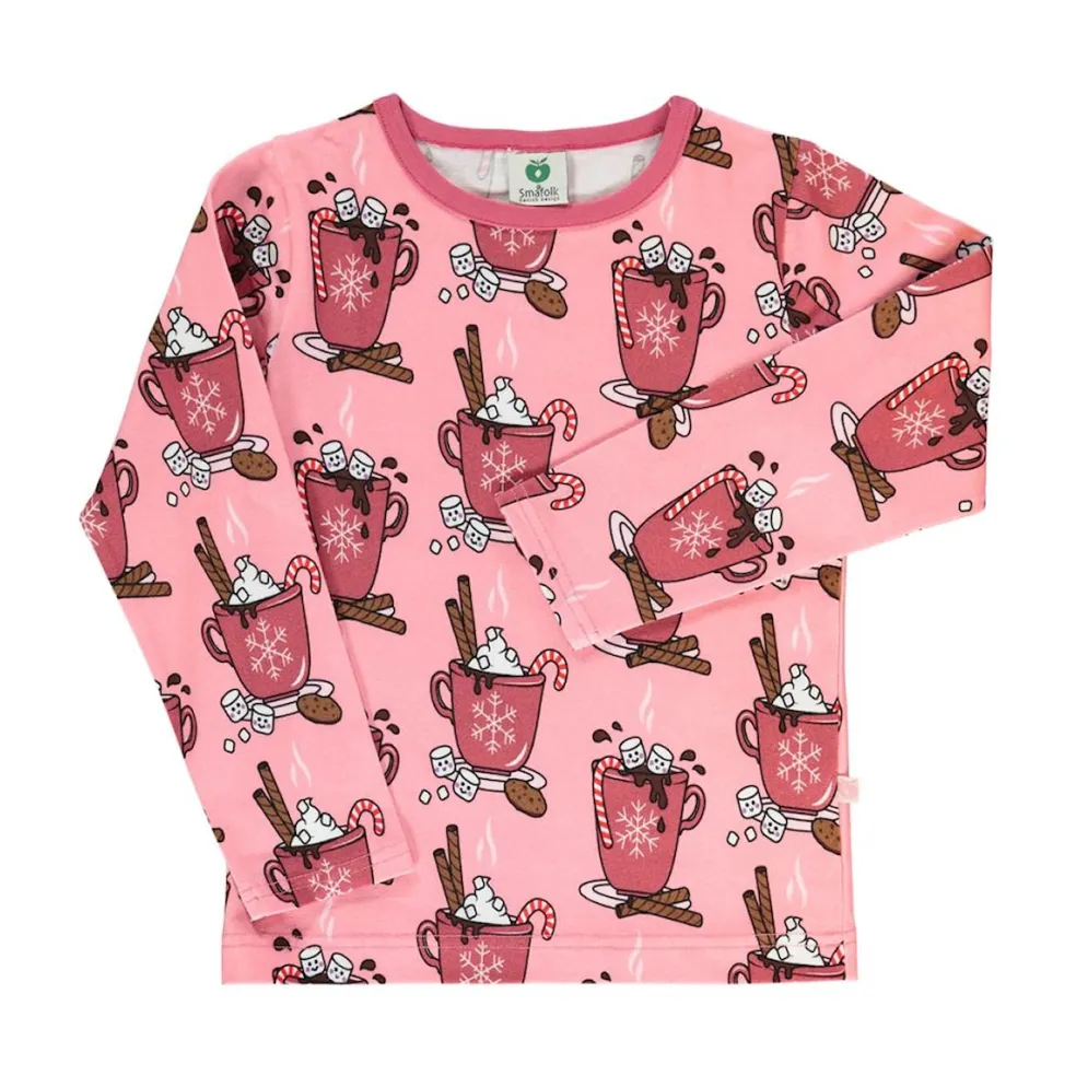 Hot Chocolate Långärmad T-Shirt Bridal Rose