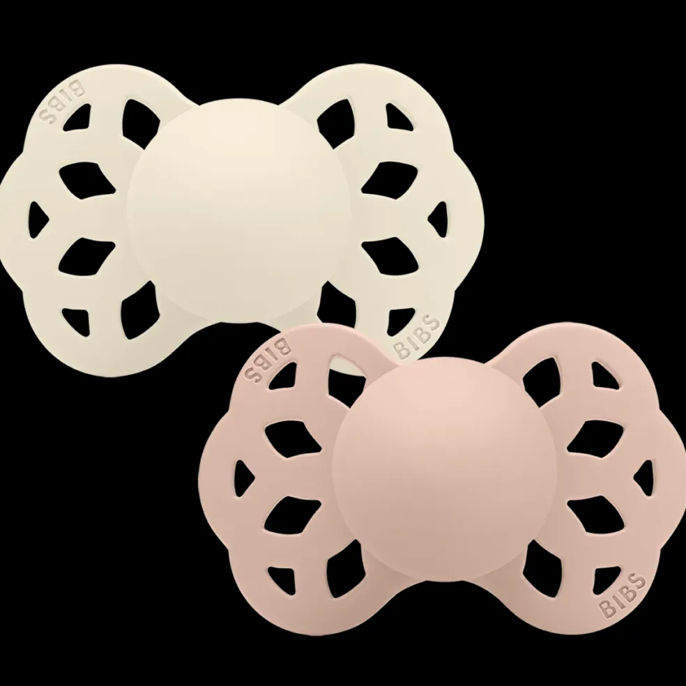 Infinity 2-pack Anatomiska Silikonnappar Ivory Blush