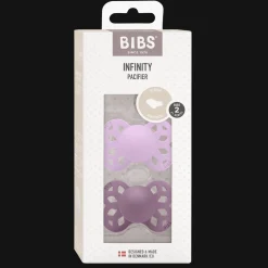 Infinity 2-pack Anatomiska Silikonnappar Violet Sky Mauve