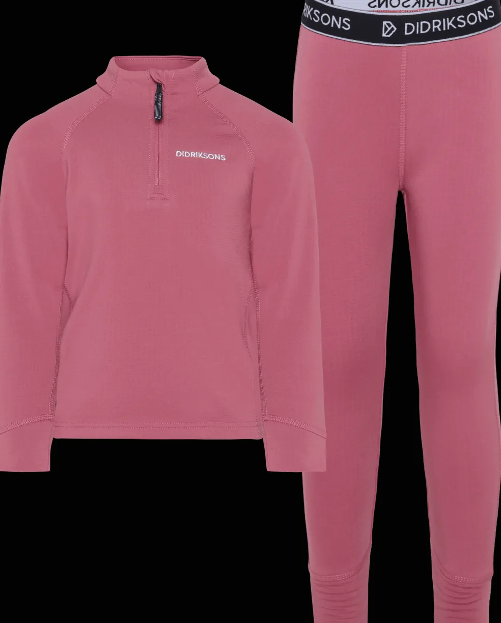 Jadis Kids 5 Baselayer-set Heather Pink