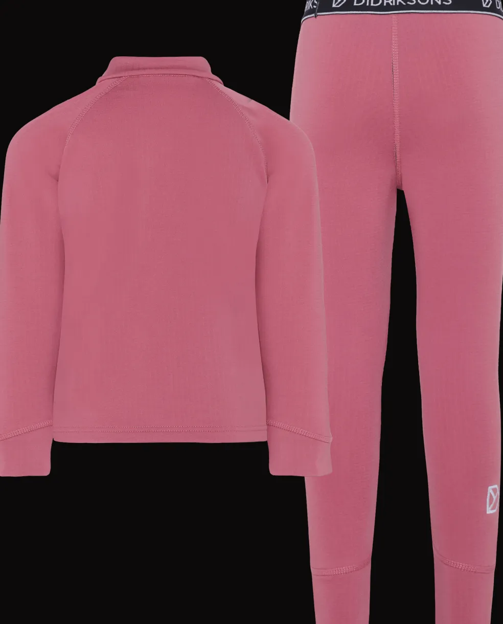 Jadis Kids 5 Baselayer-set Heather Pink