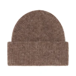 Jasna Beanie I Ull Brown Melange
