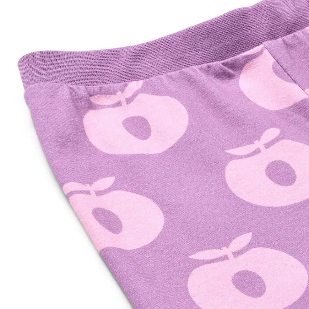 Jubilee Nattlinne Set Med Äpplen Lila Purple Iris