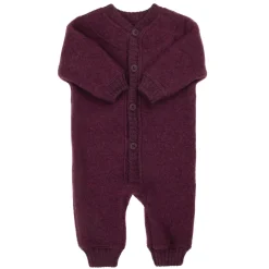 Jumpsuit I Mjuk Ull 2 In1 Plum