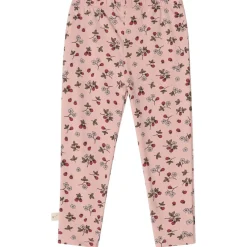 Kalle GOTS Mönstrade Leggings Wild Strawberry