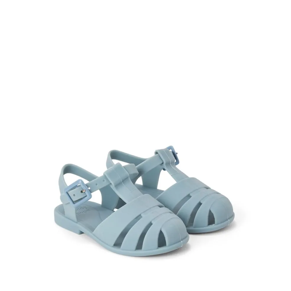 Kim Badsandaler Dusty Blue