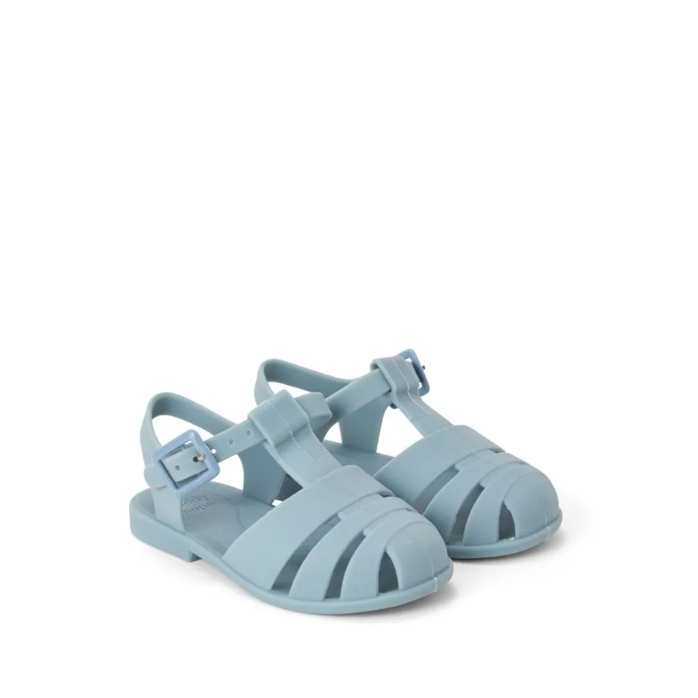 Kim Badsandaler Dusty Blue