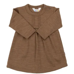 Klänning I Ull Warm Brown