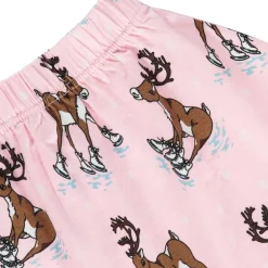 Kort kjol i Icy Pink med renar