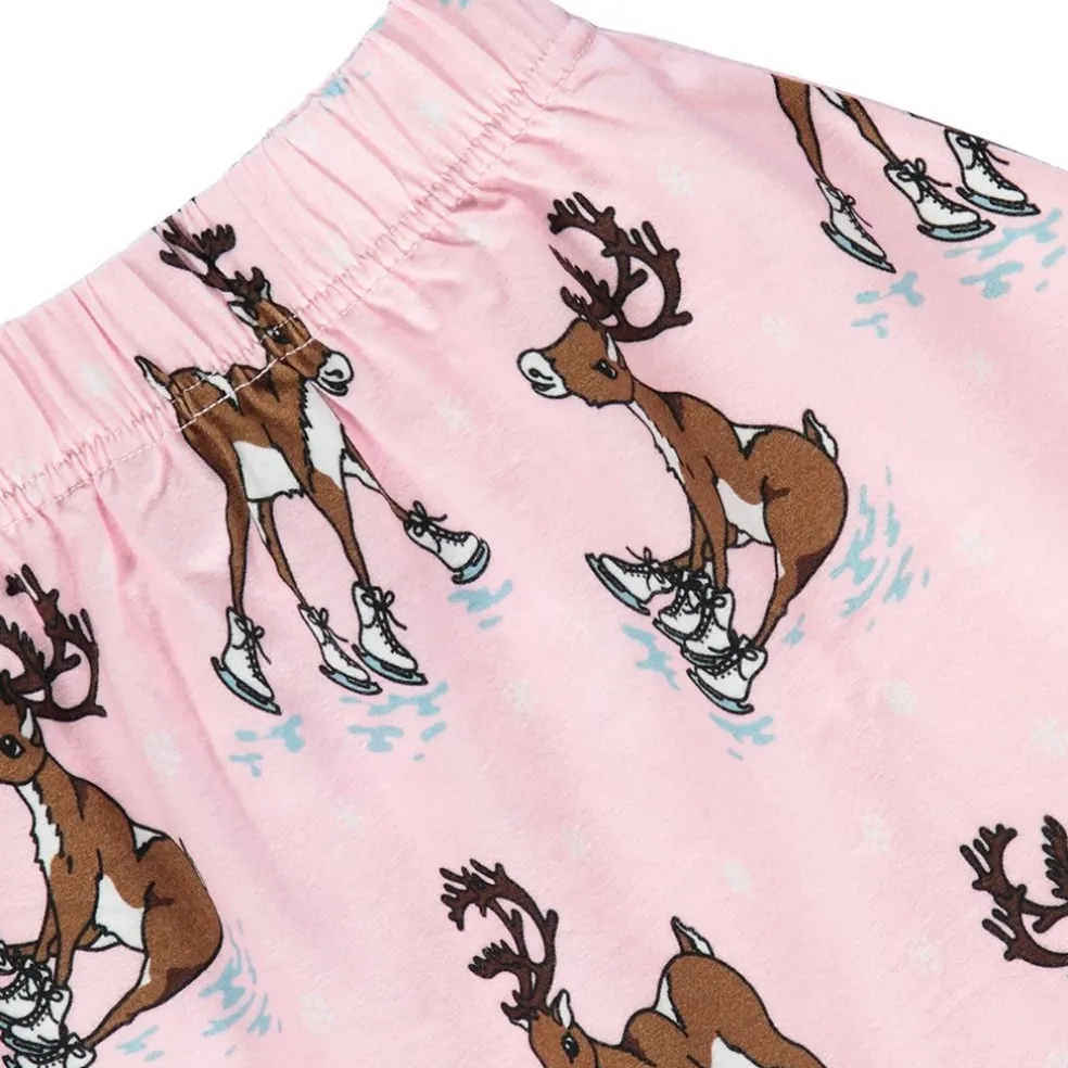Kort kjol i Icy Pink med renar